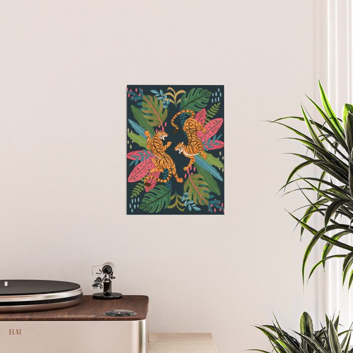 Jungle Cats - Roaring Tigers Poster Gallery Image 2