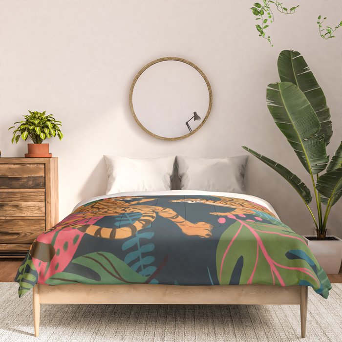 Jungle Cats - Roaring Tigers Comforter Gallery Image 3