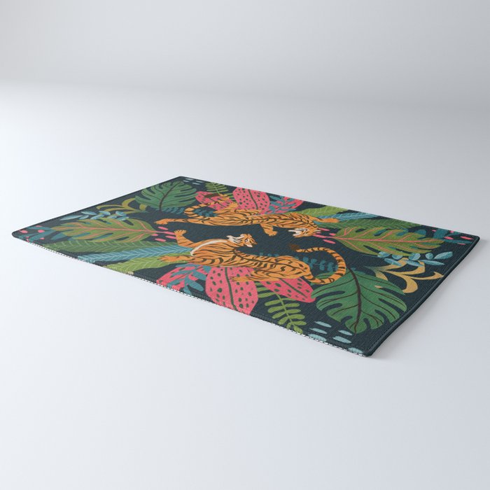 Jungle Cats - Roaring Tigers Rug Gallery Image 3