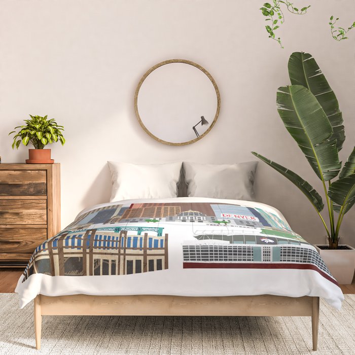Denver Skyline Comforter Gallery Image 3