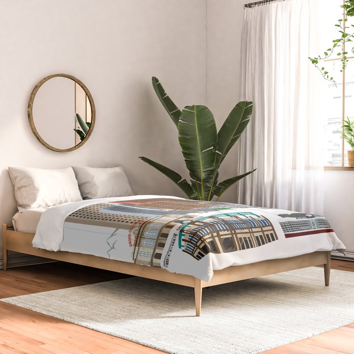 Denver Skyline Comforter Gallery Image 2