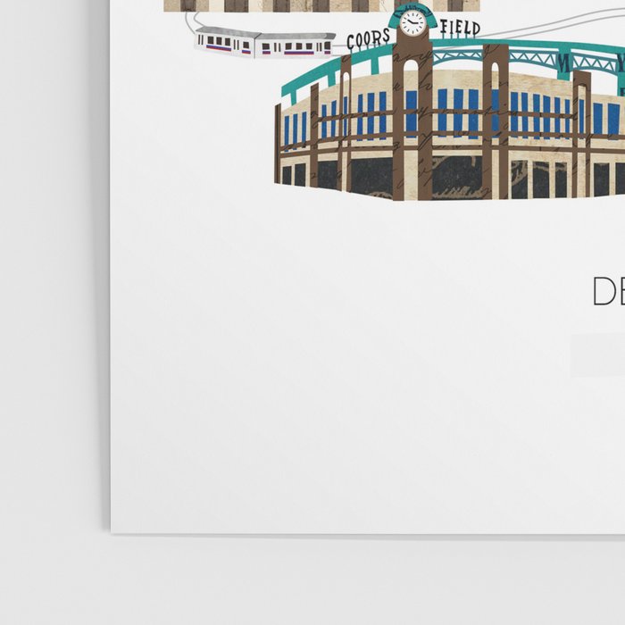 Denver Skyline Poster Gallery Image 3