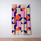 Geometric Shapes 217 Window Curtain Gallery Image 3