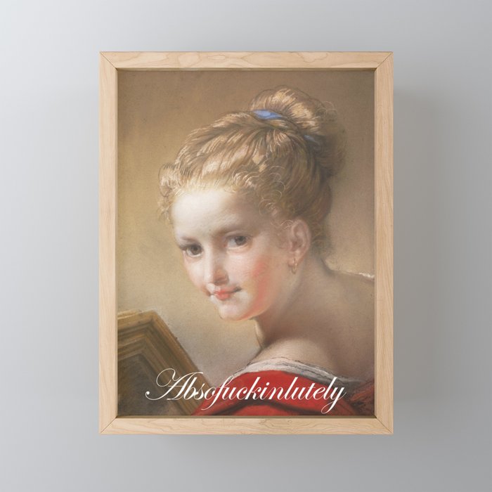 Absofuckinlutely Mini Art Print Gallery Image 1