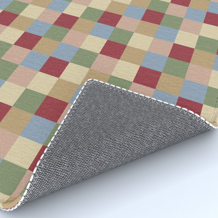 Bold Vintage Checks Pattern - Small XXI Rug Gallery Image 4