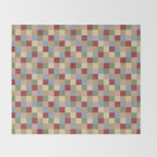 Bold Vintage Checks Pattern - Small XXI Throw Blanket Gallery Image 2