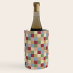 Bold Vintage Checks Pattern - Small XXI Wine Chiller Gallery Image 2