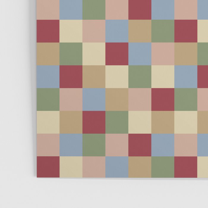 Bold Vintage Checks Pattern - Small XXI Poster Gallery Image 3
