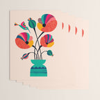 Poppies & Hummingbird Wrapping Paper Gallery Image 3