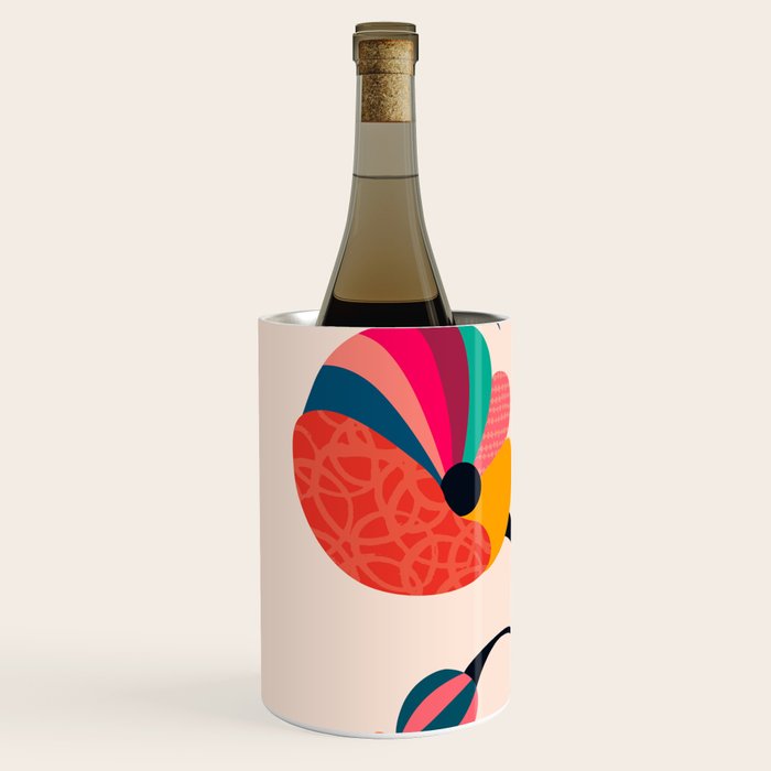 Poppies & Hummingbird Wine Chiller Gallery Image 2