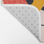 Poppies & Hummingbird Bath Mat Gallery Image 2