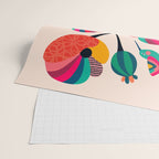 Poppies & Hummingbird Wrapping Paper Gallery Image 2
