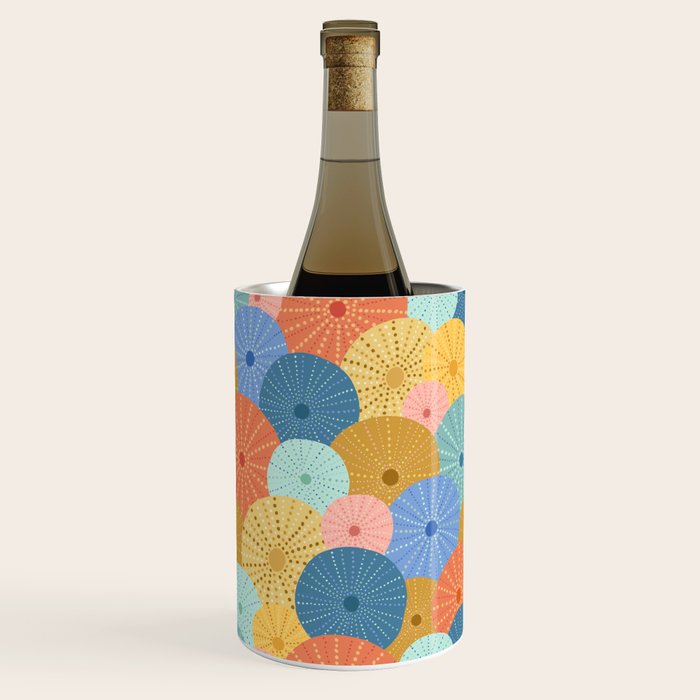 Coloful Sea Urchins 2 Wine Chiller Gallery Image 1