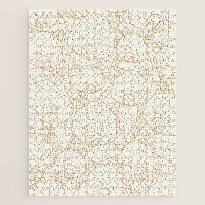 Minimalist Wombat Jigsaw Puzzle Gallery Image 1