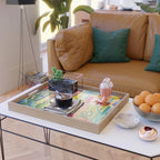 Tropical Caribbean Village Rural Charm Serving Tray Gallery Image 2