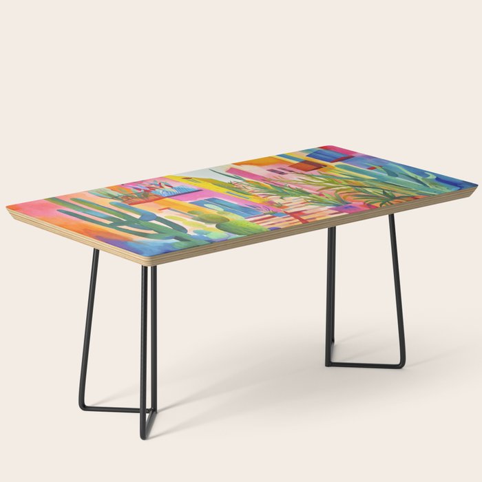 Tropical Caribbean Village Rural Charm Coffee Table Gallery Image 1