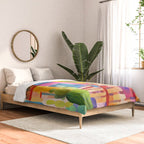 Tropical Caribbean Village Rural Charm Comforter Gallery Image 2