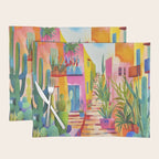 Tropical Caribbean Village Rural Charm Placemat Gallery Image 1