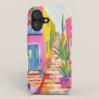 Tropical Caribbean Village Rural Charm iPhone Case Gallery Image 1