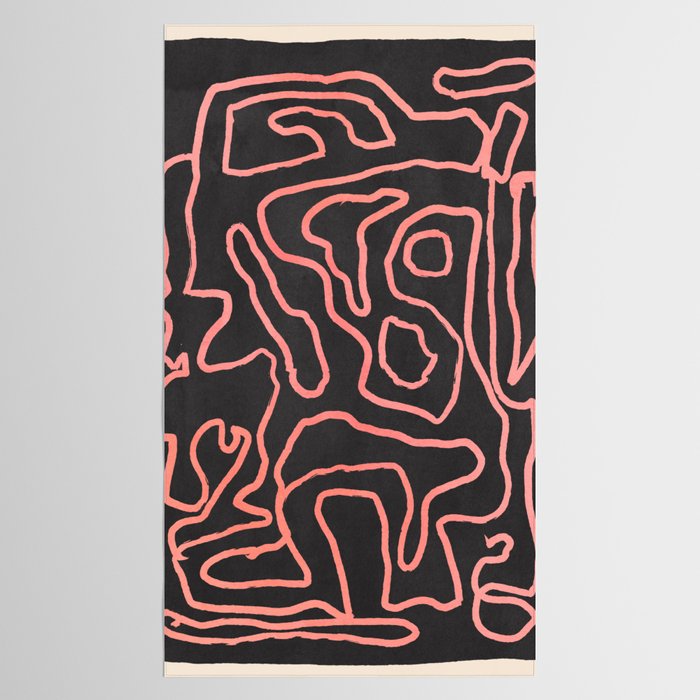 Abstract line art 209 Tablecloth Gallery Image 2