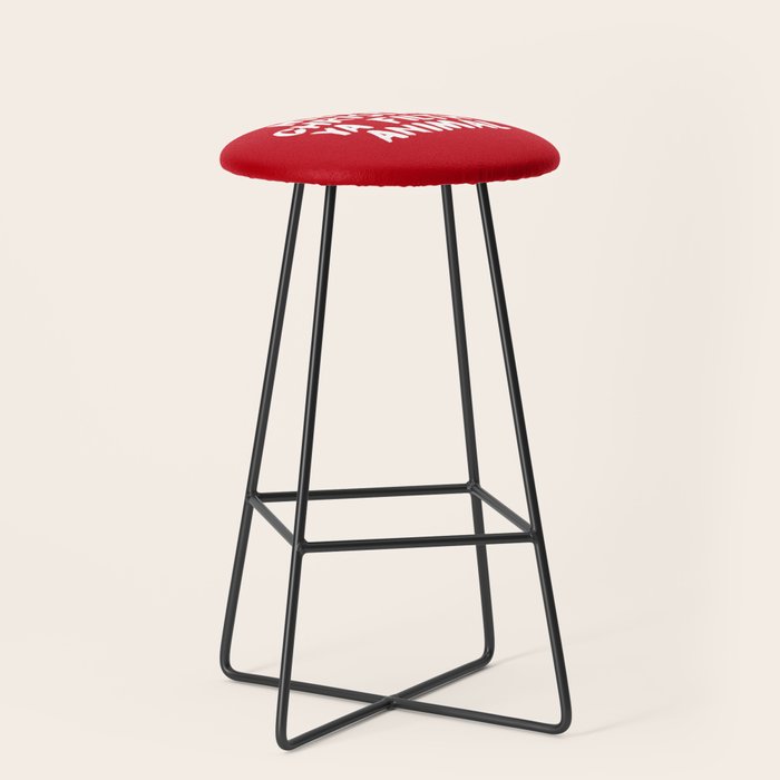 Merry Christmas Ya Filthy Animal, Funny, Saying Stool Gallery Image 1