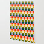 Checkered Rainbow Retro Vibe  Wallpaper Gallery Image 2