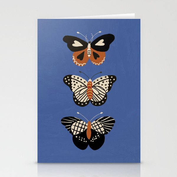 Butterflies in blue Stationery Card Gallery Image 2