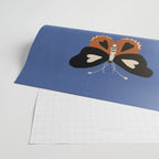 Butterflies in blue Wrapping Paper Gallery Image 2