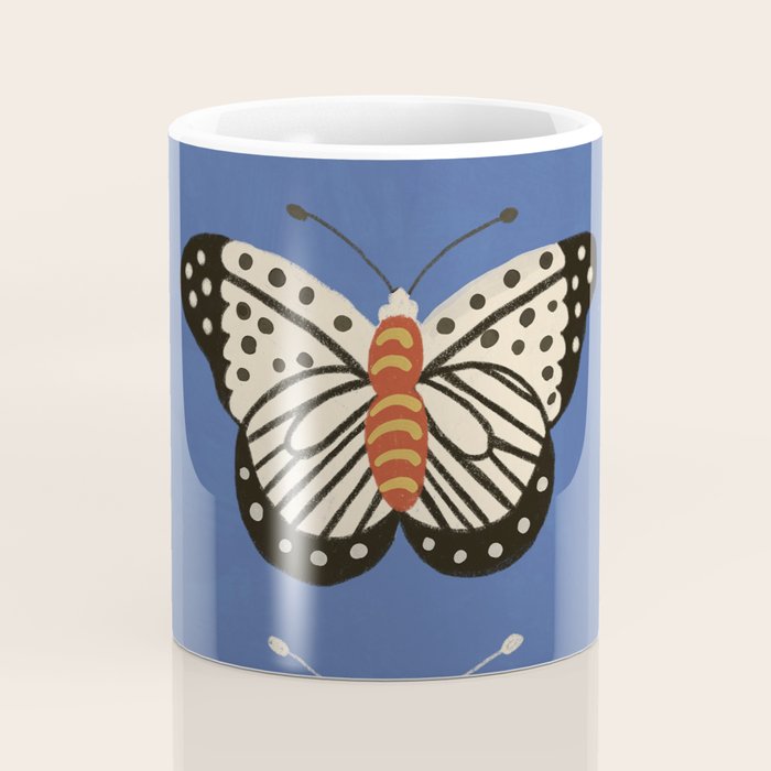 Butterflies in blue Coffee Mug Gallery Image 4