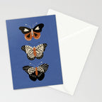 Butterflies in blue Stationery Card Gallery Image 2