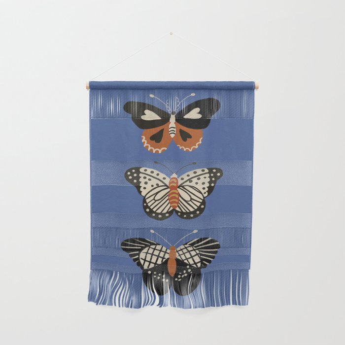 Butterflies in blue Wall Hanging Gallery Image 1