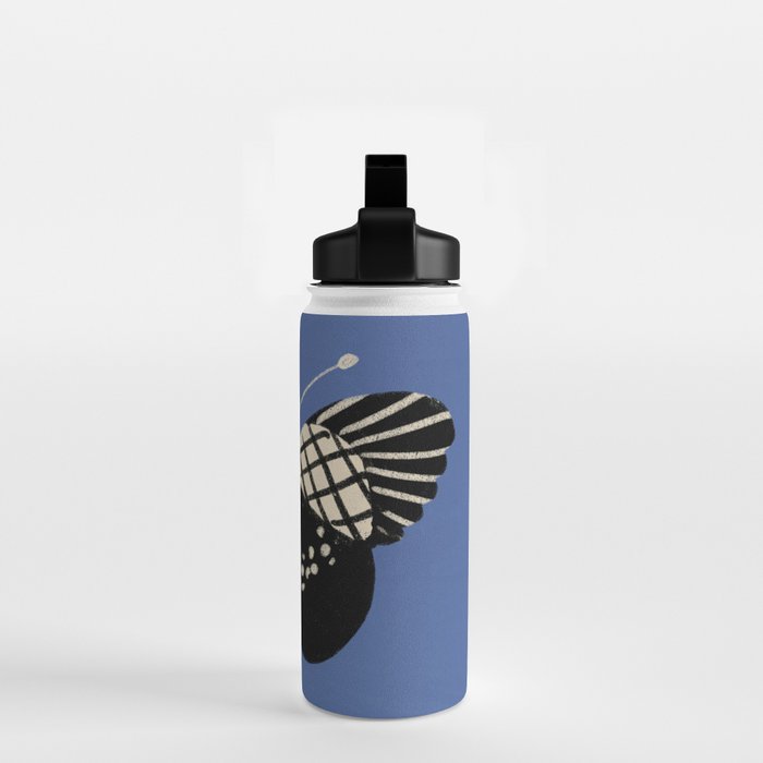 Butterflies in blue Water Bottle Gallery Image 2