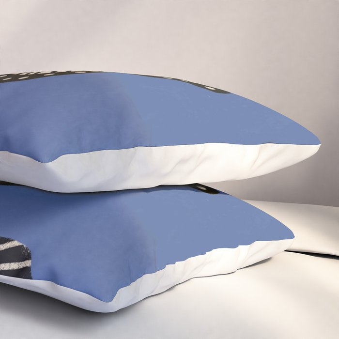 Butterflies in blue Pillow Sham Gallery Image 3