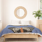Butterflies in blue Duvet Cover Gallery Image 3