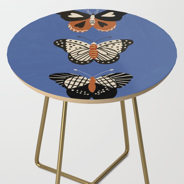 Butterflies in blue Side Table Gallery Image 2
