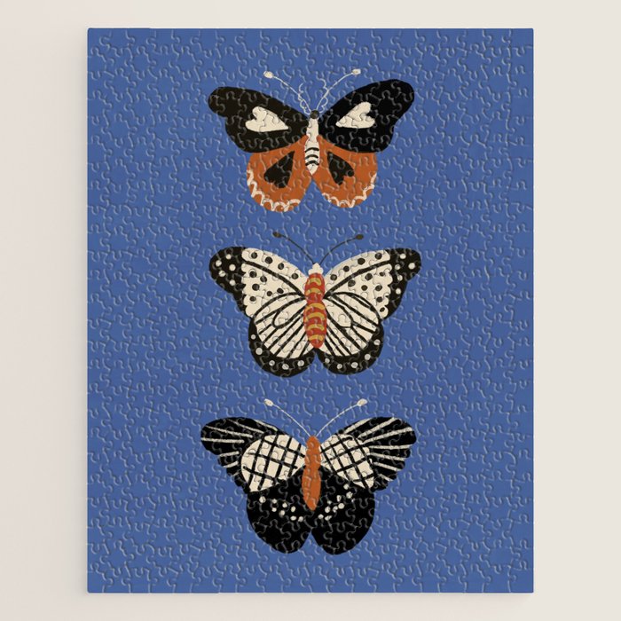 Butterflies in blue Jigsaw Puzzle Gallery Image 1