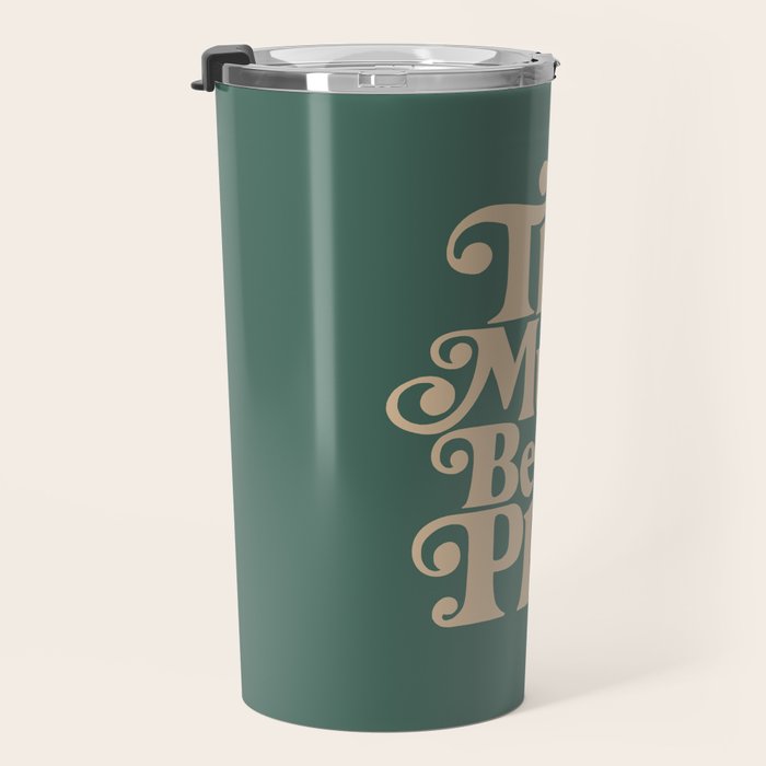 This Must Be The Place - Green & Beige Travel Mug Gallery Image 3