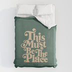 This Must Be The Place - Green & Beige Duvet Cover Gallery Image 6
