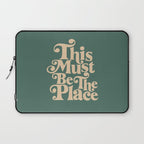 This Must Be The Place - Green & Beige Laptop Sleeve Gallery Image 1