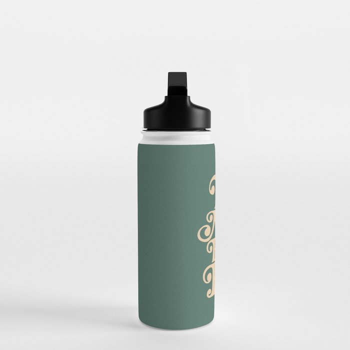This Must Be The Place - Green & Beige Water Bottle Gallery Image 3