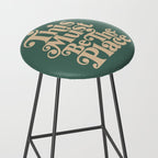 This Must Be The Place - Green & Beige Stool Gallery Image 2