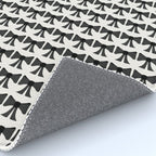 Vintage Bows I Black and White Rug Gallery Image 4