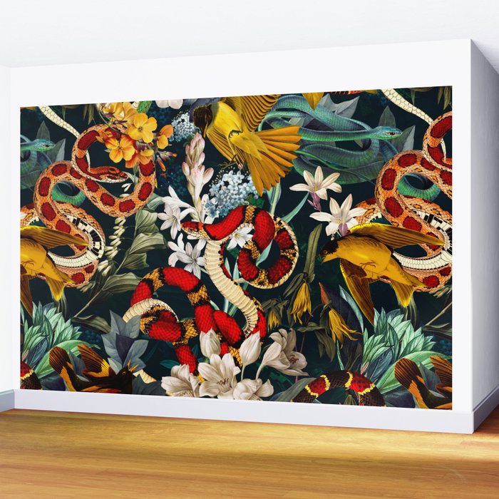 Birds and Snakes II Wall Mural Gallery Image 2