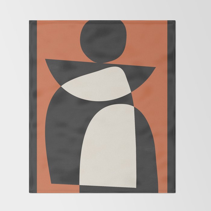 Minimal Abstract Art 39a Throw Blanket Gallery Image 2