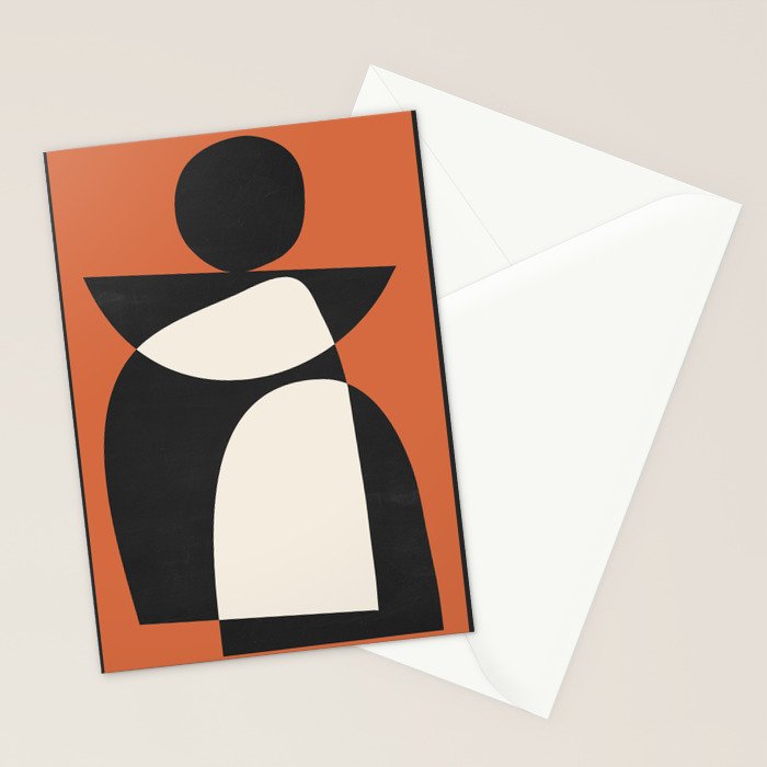 Minimal Abstract Art 39a Stationery Card Gallery Image 2