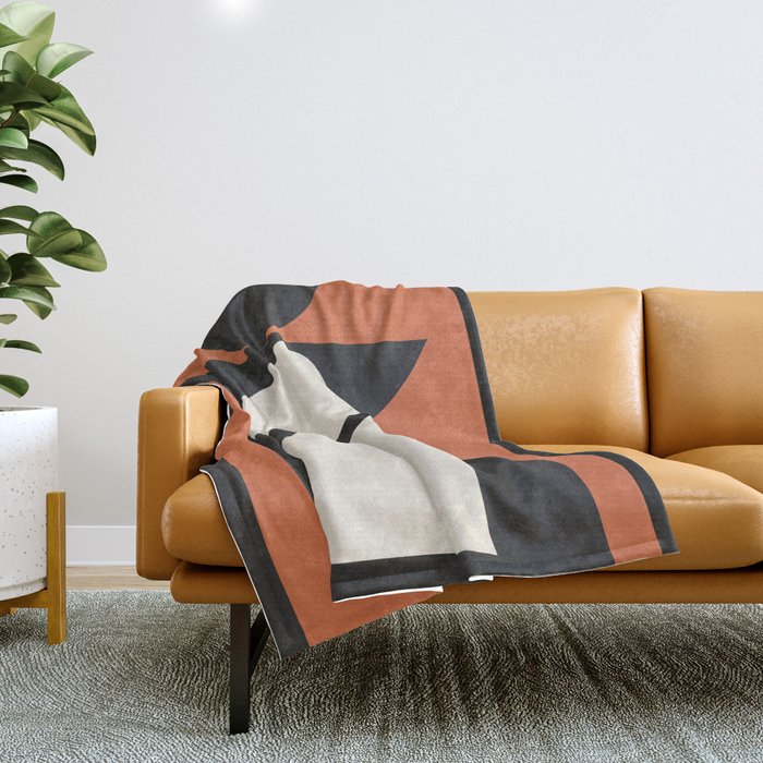 Minimal Abstract Art 39a Throw Blanket Gallery Image 1