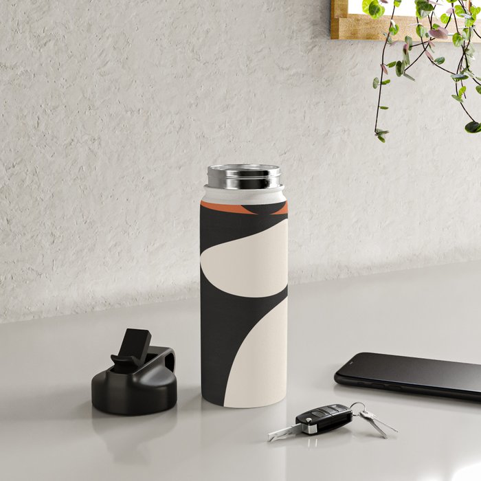 Minimal Abstract Art 39a Water Bottle Gallery Image 4