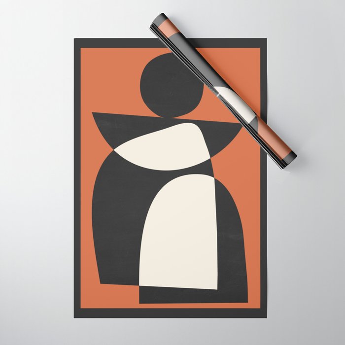 Minimal Abstract Art 39a Wrapping Paper Gallery Image 1