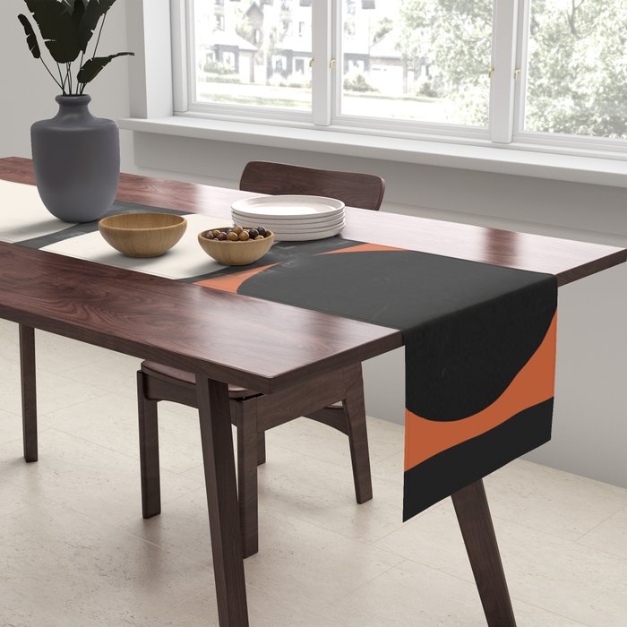 Minimal Abstract Art 39a Table Runner Gallery Image 2