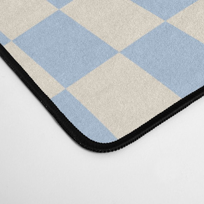 Check - Baby Blue Twist â Checkerboard Print Desk Mat Gallery Image 4